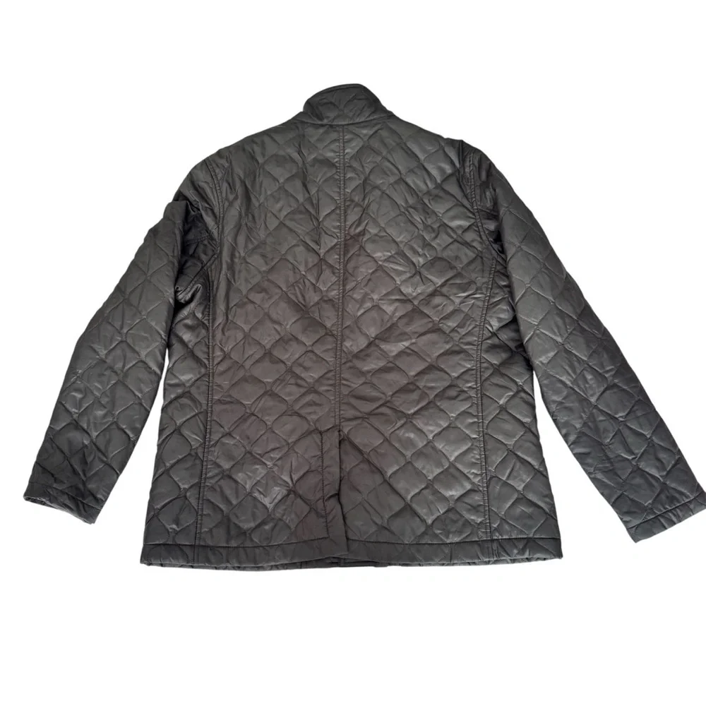 Vintage G-Star RAW men’s quilted dark green button bomber jacket Sz XXL